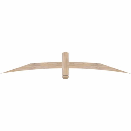 Ekena Millwork Bellingham Smooth Timber Gable Bracket, Douglas Fir, 72"W x 12"H x 1 1/2"D x 3 1/2"F, 4/12 Pitch GBW072X12X0204BEL00SDF
